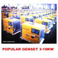 Pequeño generador diesel refrigerado por aire 3kw, 5kw, 6kw, 10kw